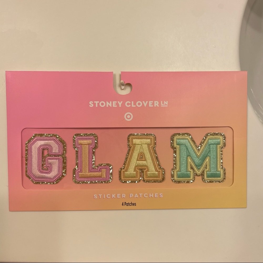 Stoney Clover Lane x Target “GLAM” Letter Patch Stickers